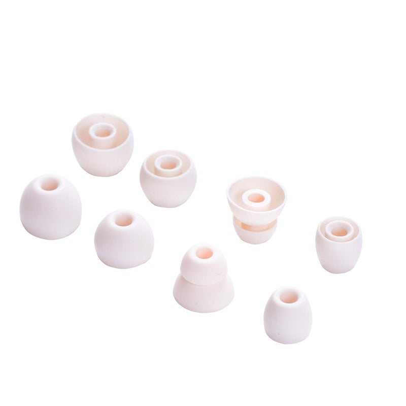 luakesa Replacement Eartips Silicone Earbuds Buds Set for Powerbeats Pro Beats Wireless Earphone Headphones,4 Pair (Lvory) - Image 4